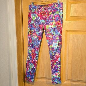 Joe's Jeans Multicolor Floral Skinny Jeans